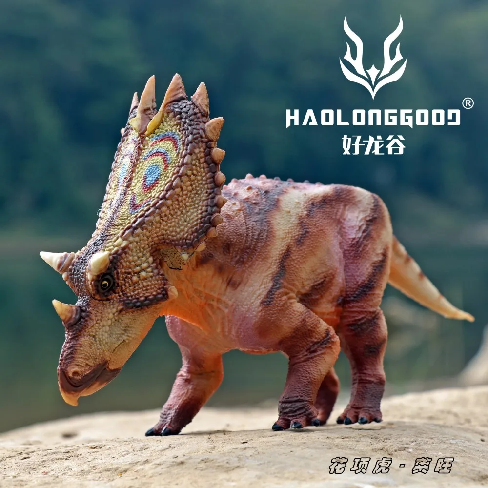 HaoLongGood Utahceratops Chasmosaurus Model Toys 1/35 In Stock