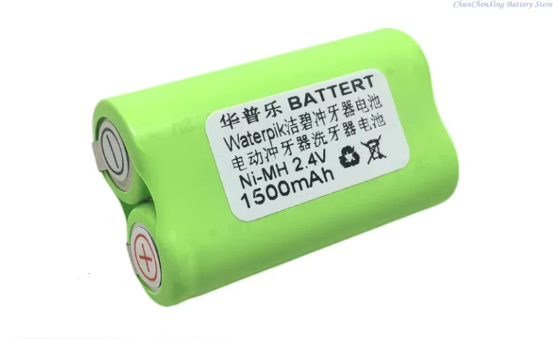 ALLCCX 2.4V 1500mAh/2000mAh/2500mAh/3000mAh Battery for Siemens Waterpik WP-450EC, WP-462EC, WP-462W electric toothbrush