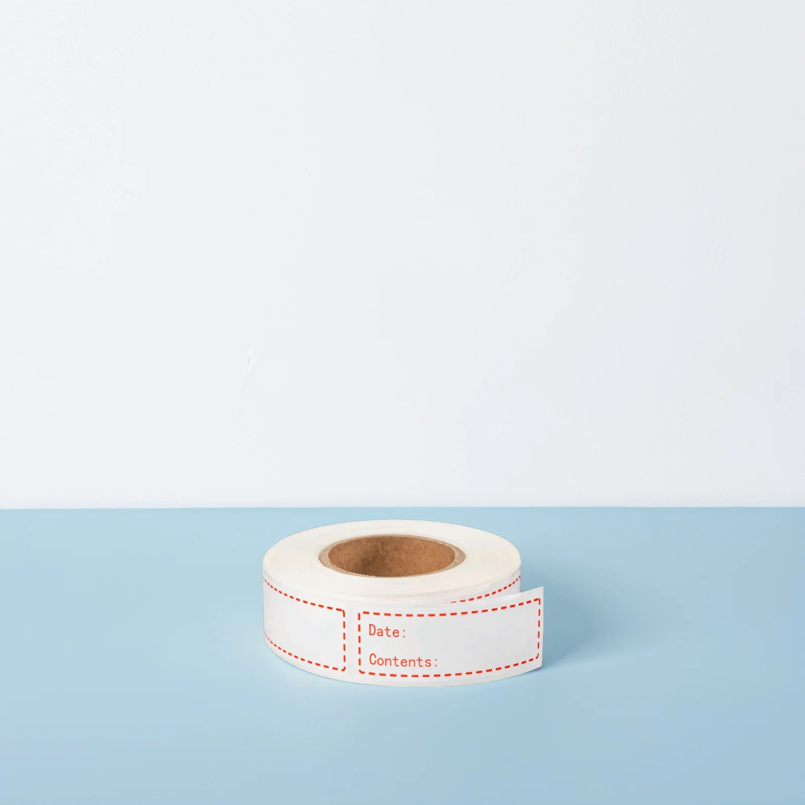 1 rouleau d'étiquettes de stockage des aliments, rappel de contenu de Date, étiquettes autocollantes pour réfrigérateur de cuisine, pour conteneurs alimentaires, étiquettes de contenu de Date