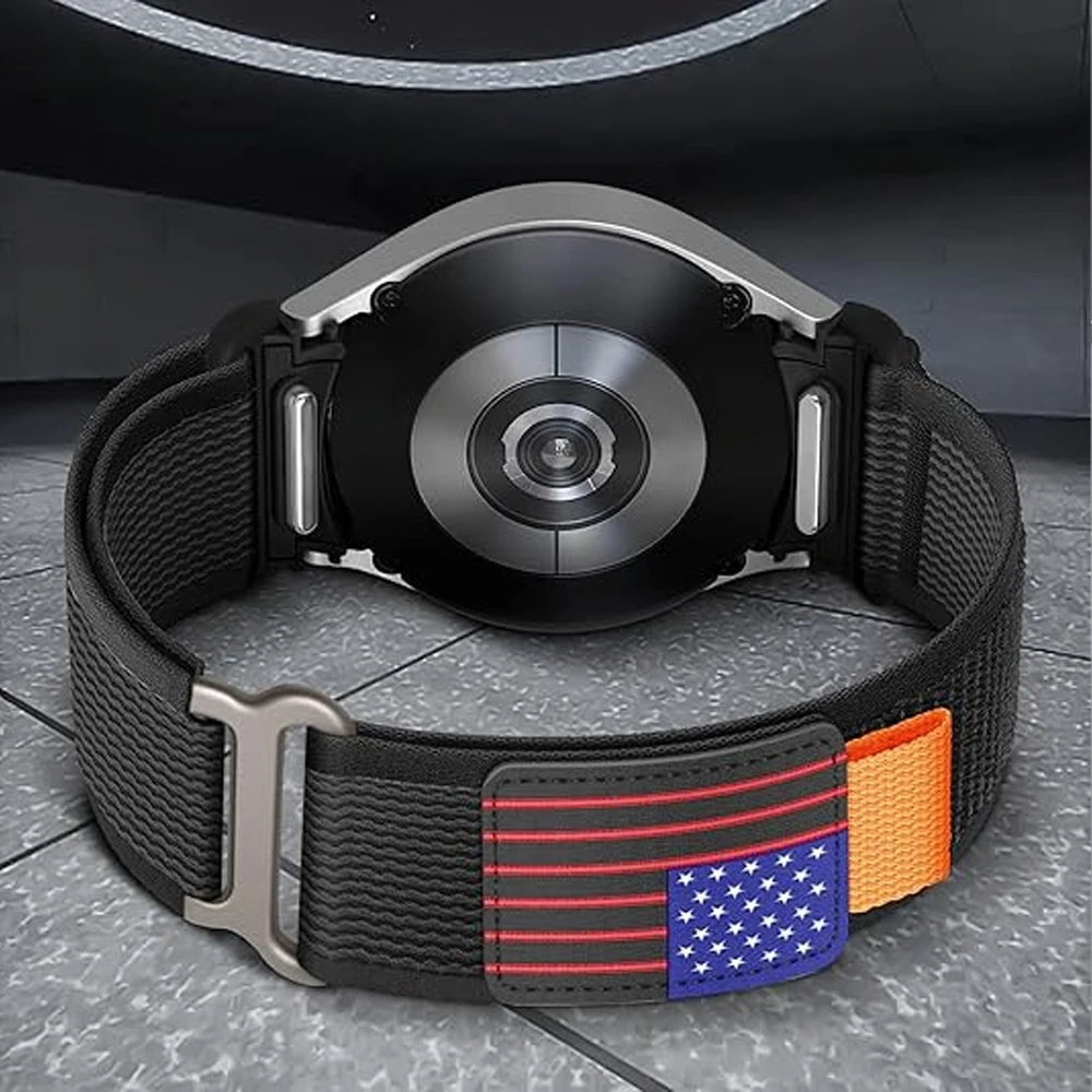 Band für Samsung Galaxy Uhr 7/6/5/4 Classic 5 Pro 45mm 44mm 40mm 47mm 43mm keine Lücken Nylon Armband Correa Galaxy Uhr 7 Armband