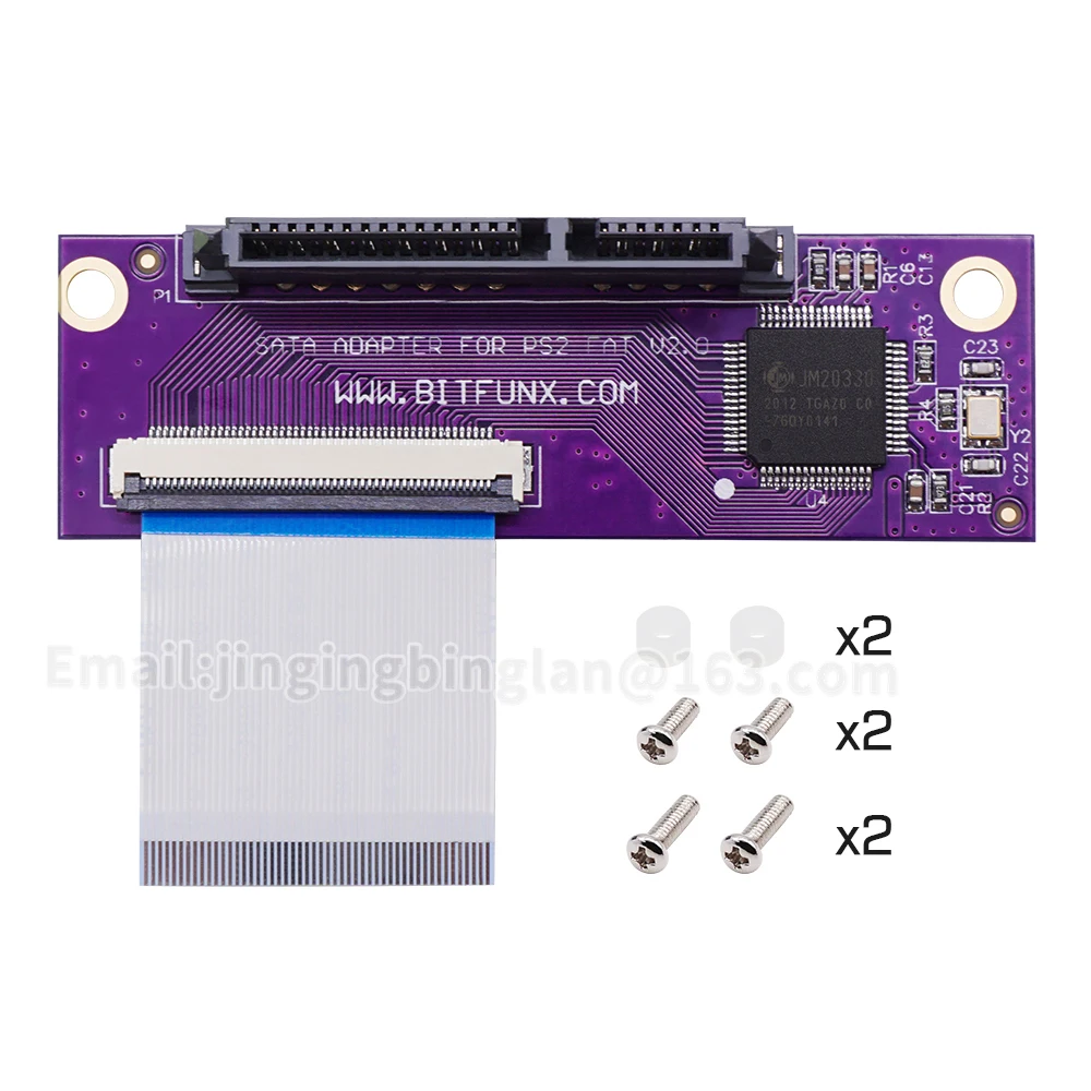 Integrated development environment SATA adapter upgrade board for original network adapter