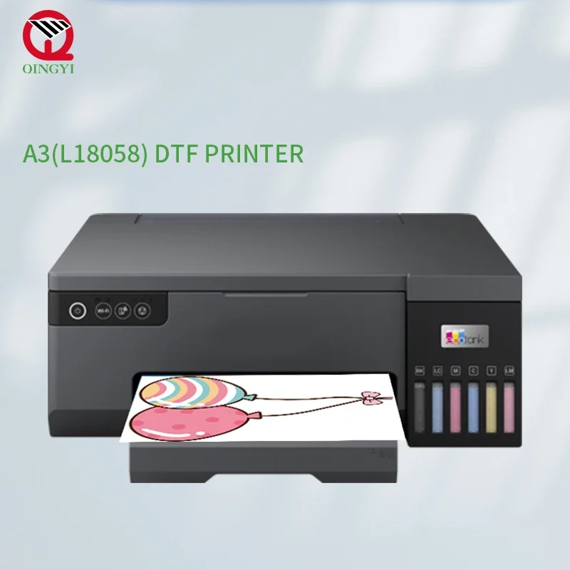 

Qingyi L18058 high resolution dtf printer craft express dtf printer Digital Inkjet A3 A4 Dtf Printer L1800 L805