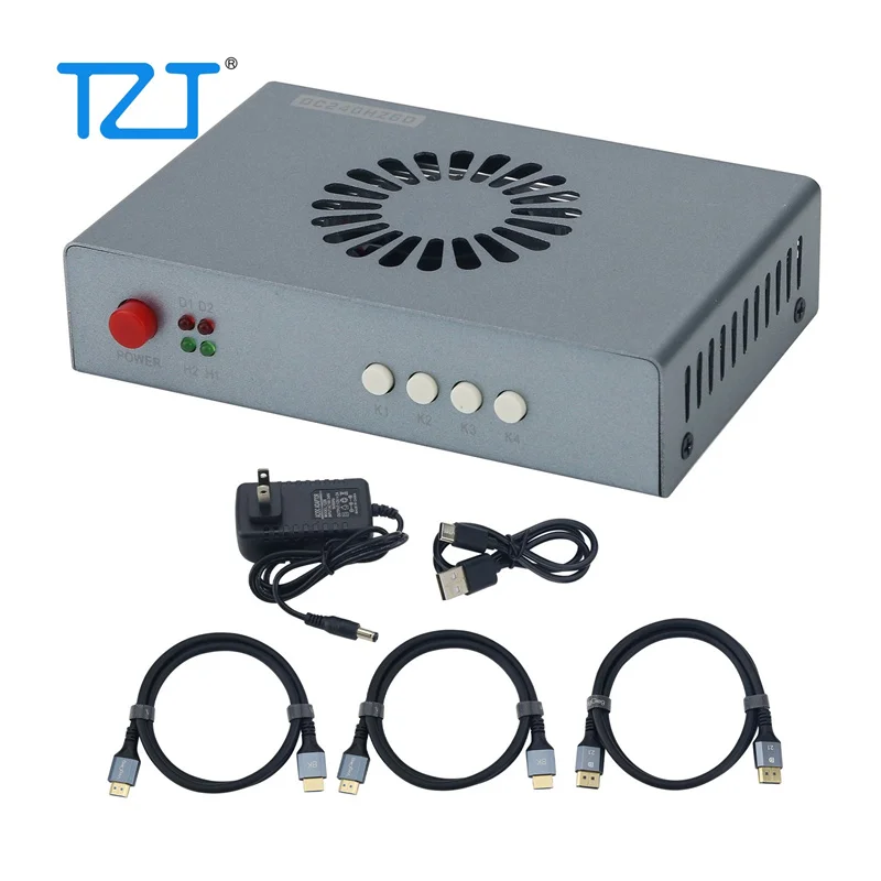 

TZT CapDMA DP Version Video Overlay HDMI-compatible DMA Video Processor with DP Cable Set Support for 2K144/1K240