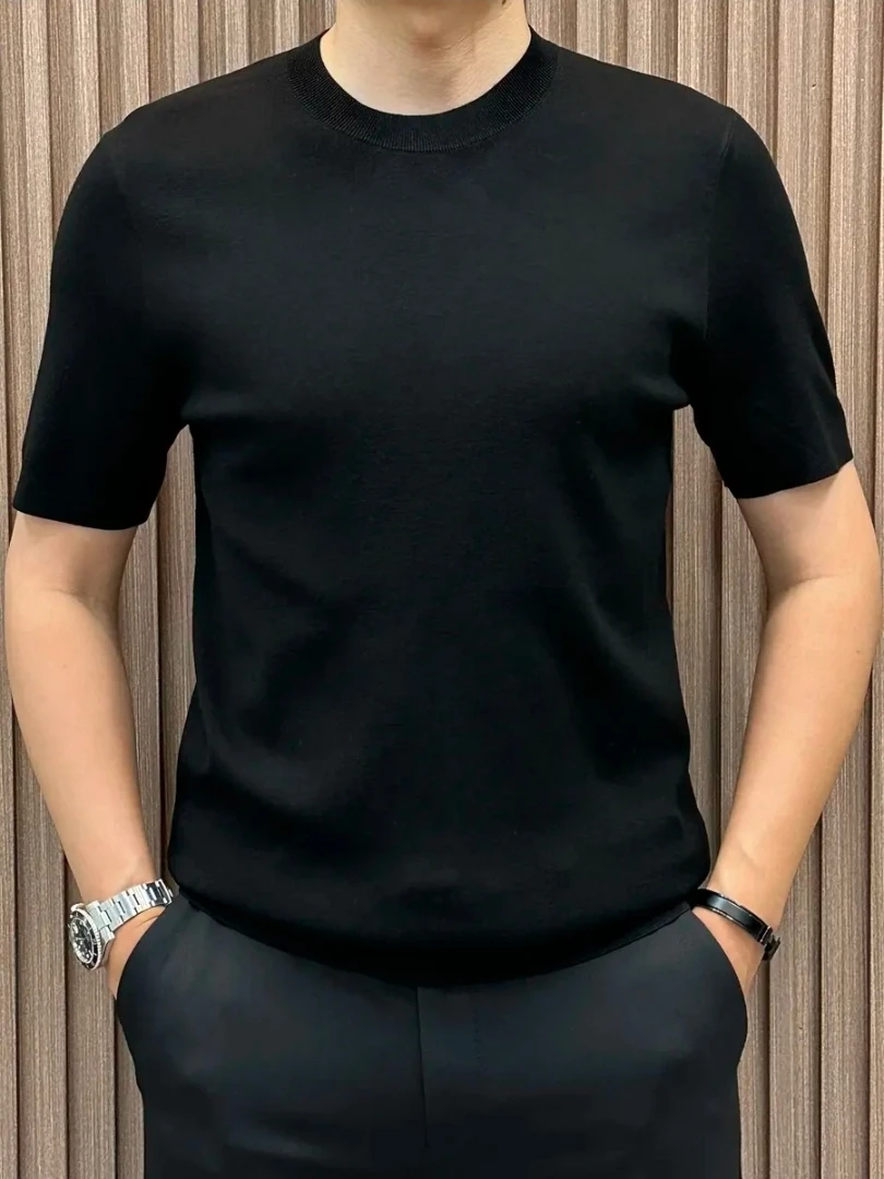 

Мужской трикотажный свитер DS002: новинка весна-лето, премиум-класс, приятный к телу, повседневный, комфортный, модный, универсальный.