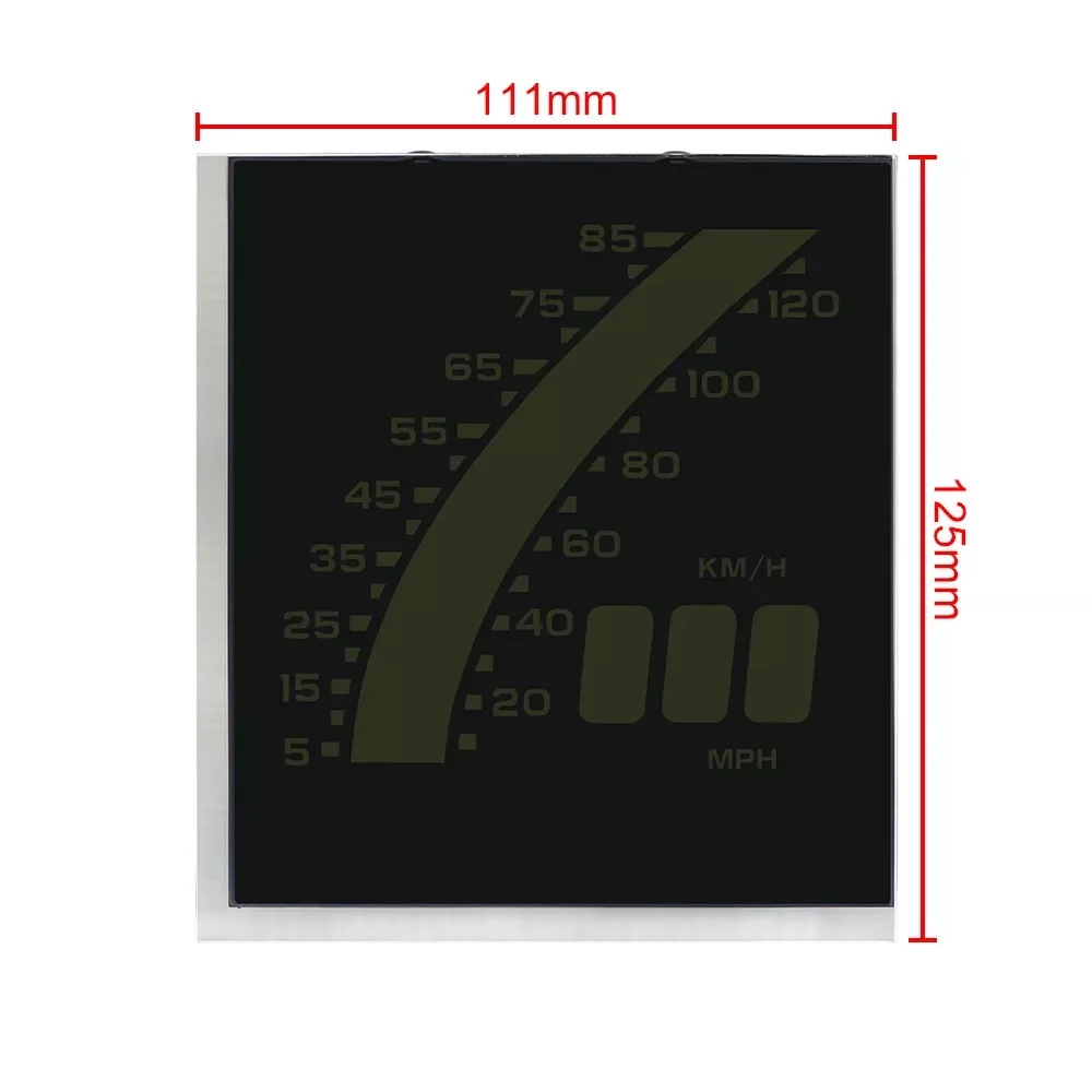 

Dashboard Left Side LCD Display for 84 Chevrolet Corvette C4 Digital Cluster Speedometer