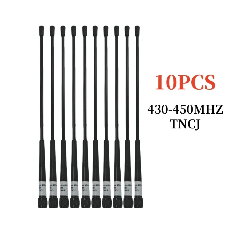 10pcs Whip Antenna 430-450MHZ TNC Port 4dbi For Top-con For Sokk-ia For South Trimble All Brands Surveying GPS RTK Total Station