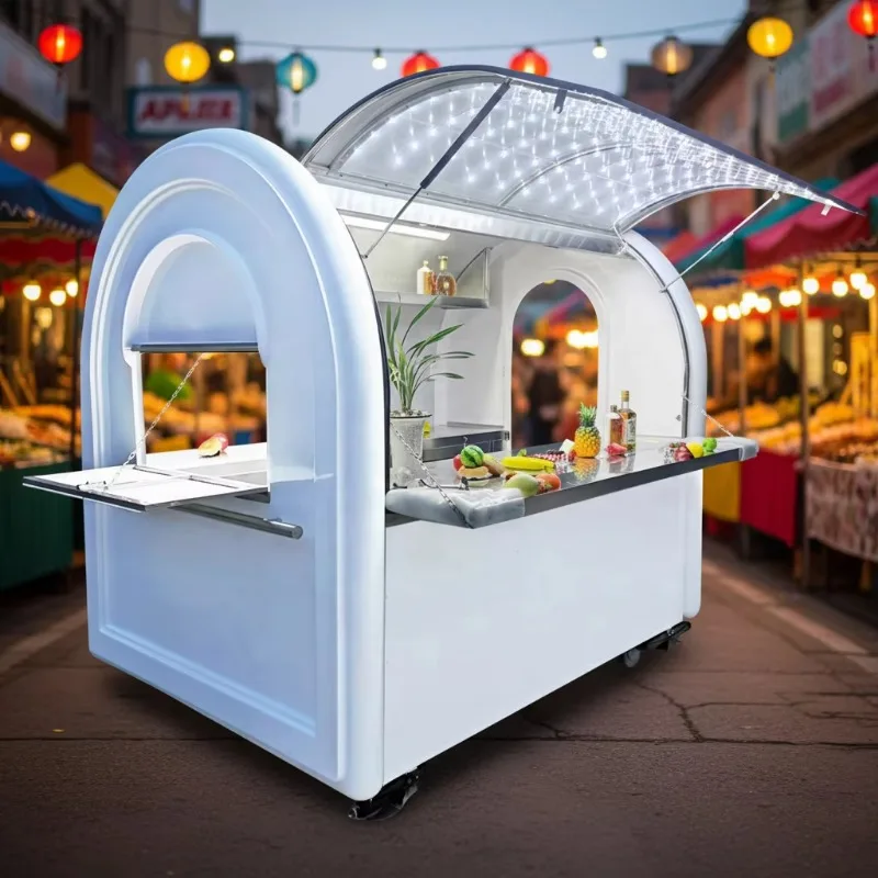 food truck, beverage mobile kitchen,   food trailer, sui  for kebabs, coffee, hot dogs, ice cream, etc