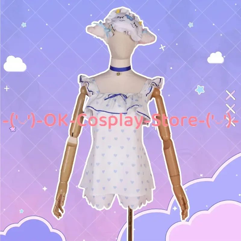 Amamiya Kokoro Cosplay Costume Women Cute Pajams Anime Clothing Halloween Carnival Uniforms Vtuber Cosplay Dress Custom Made