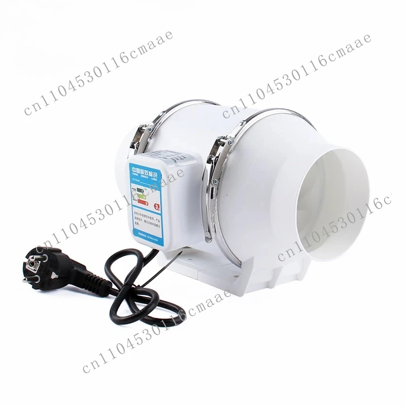 

Exhaust Fan 3/4/5inch Silent Inline Pipe Duct Fan Extractor Ventilation Blower Air Purifier Kitchen Toilet Wall Booster 110/220V