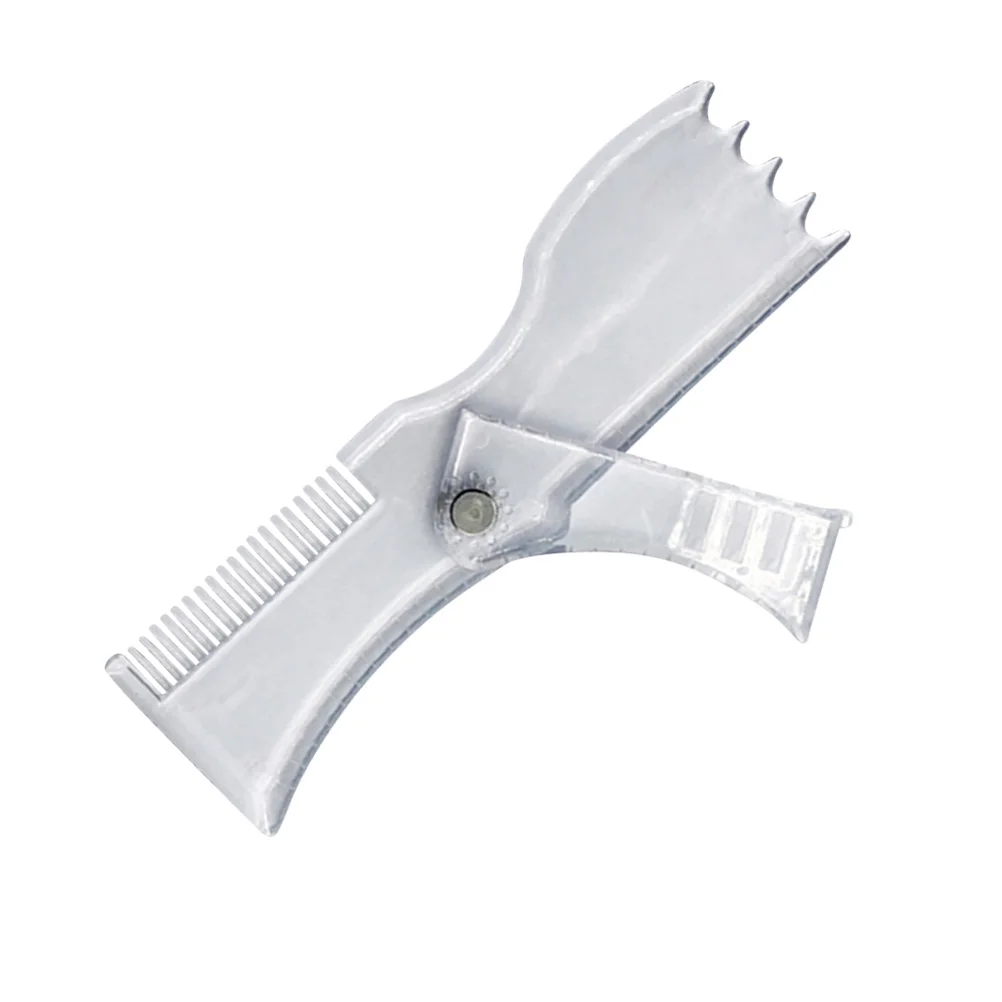 Beard Shaping Tool Rotating Beard Styling Template Comb Men Mustache Grooming Shaping Stencil Self- Haircut Trimming