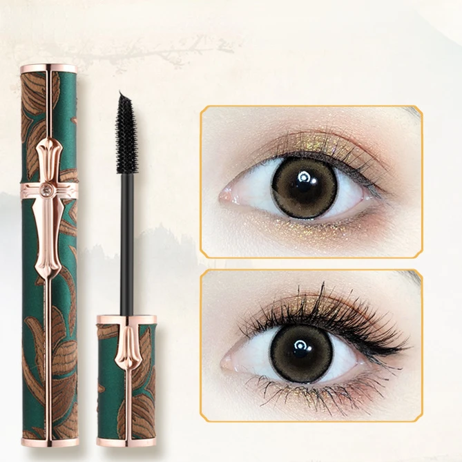 Peacock Curly Mascara Water Proof Sweatproof Does Not Smudge Slender Nature Makeup Cosmetic