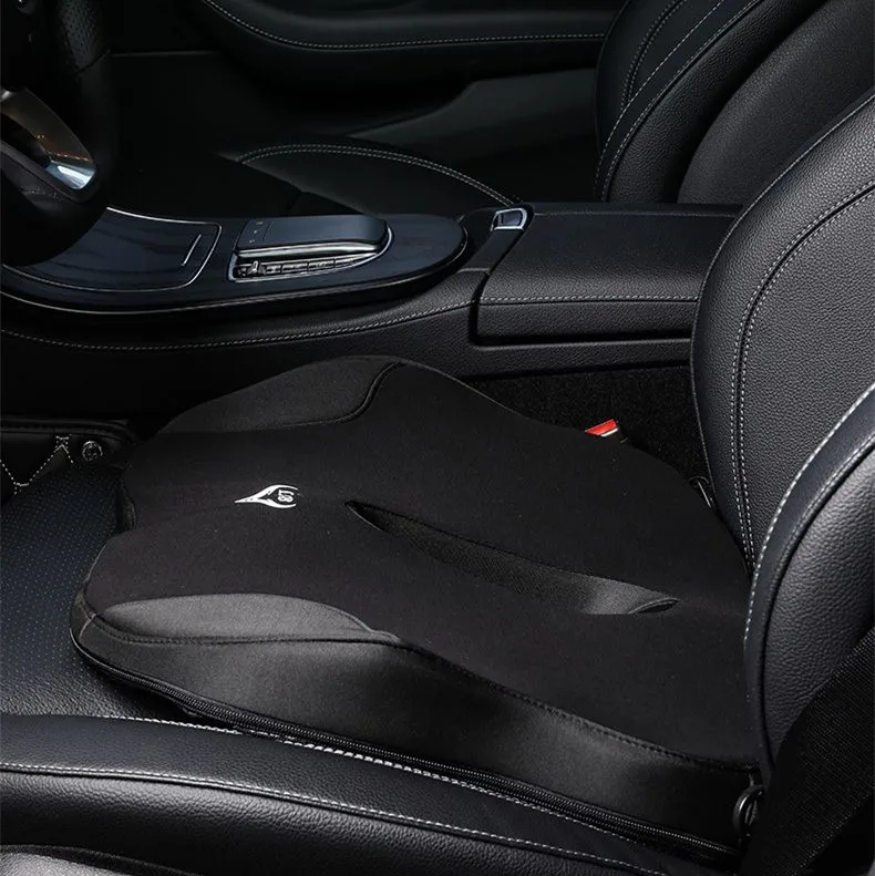 

Car Booster Seat Cushion Heightening Height Boost Mat Breathable Portable Car Wedge Seat Pad Fatigue Relief Suitable For Cars
