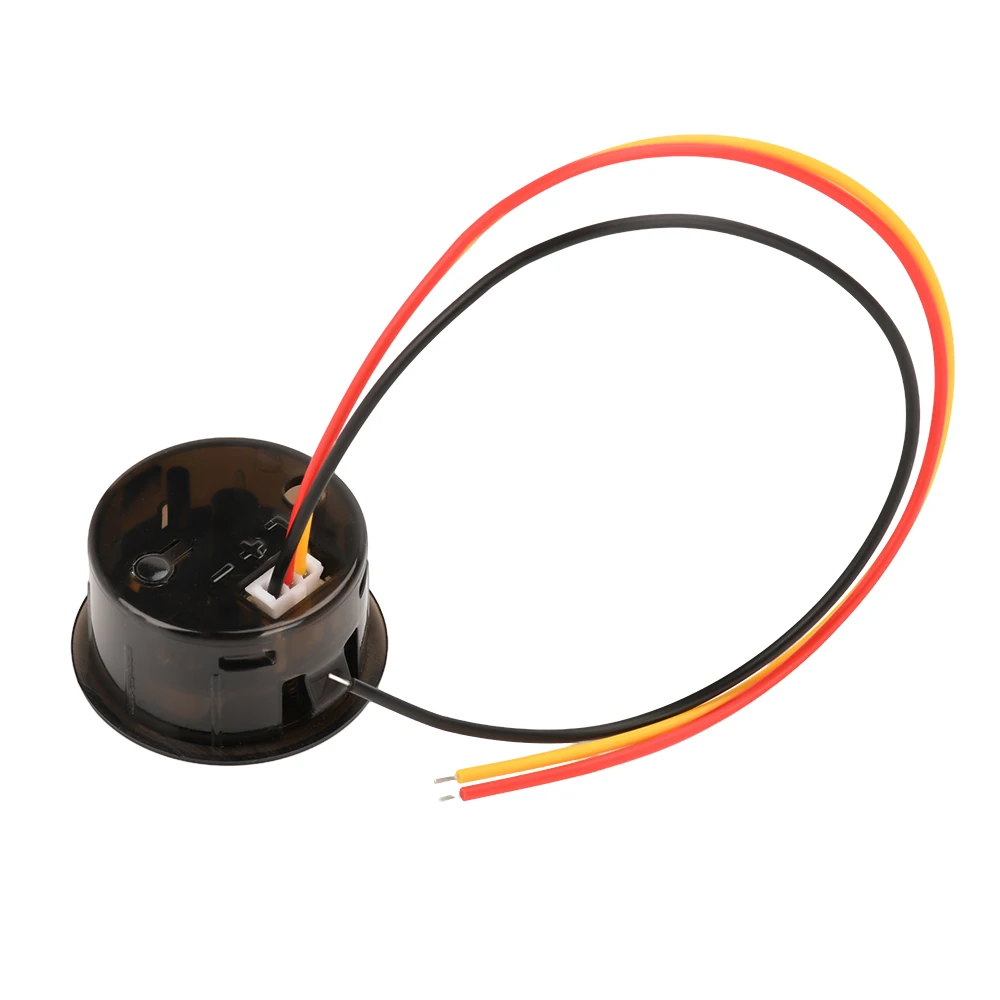 3318 Circular Digital Voltmeter High Precision 2-Wire DC7-100V Power Indicator with Power Down Memory