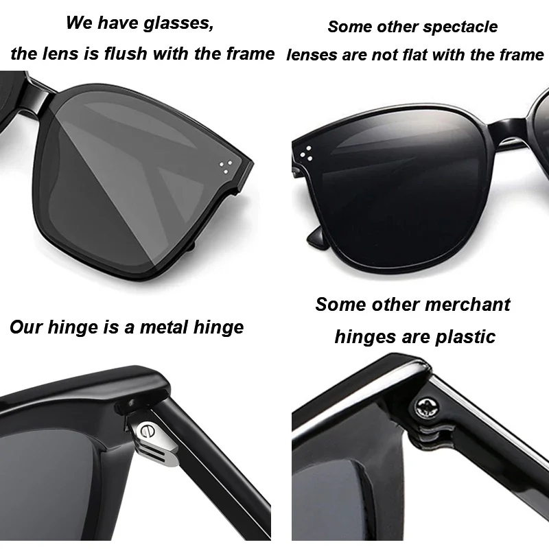 SZTZX New Trend Sunglasses For Women And Men Simple Design Decorative Glasses Car Driving Eyewear Unisex Sun Glasses UV400