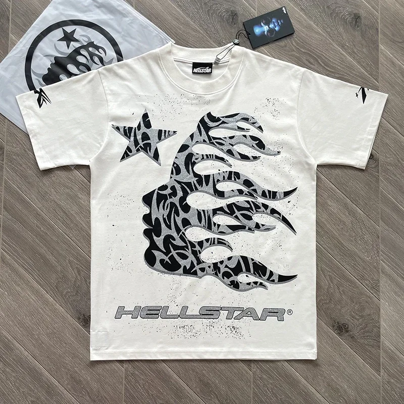 Camiseta de manga corta con estampado de Flash Hellstar Studios Path 2, camiseta de paraíso Gliter