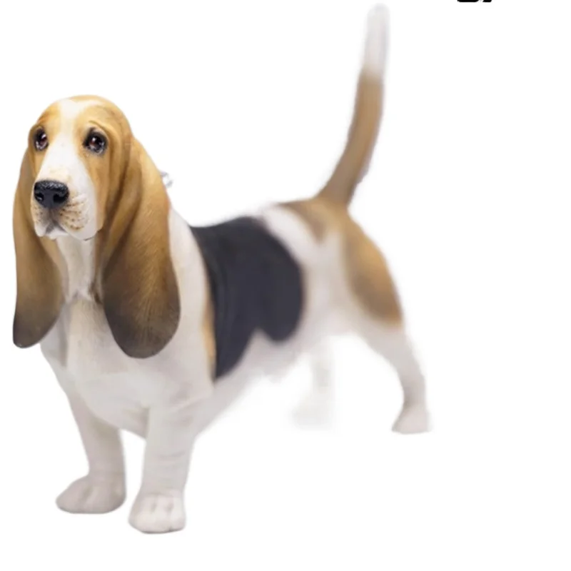 Simulation animal dog model hound ornament tide play figure peripheral doll car