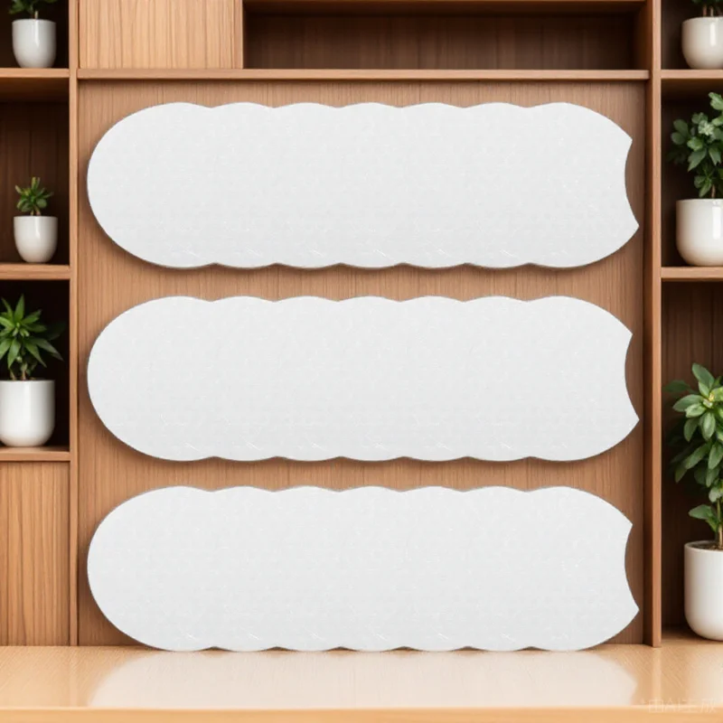 600 قطعة مزيل ماكياج نصف دائري غير المنسوجة النسيج منصات تنظيف الوجه للنساء السفر تنظيف الوجه المتاح