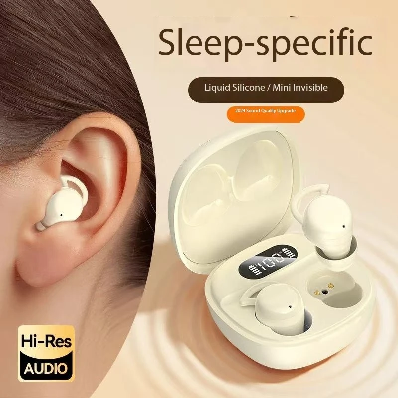 New X62 Sleep Wireless Bluetooth Earphones Mini Compact Noise Reduction Earbuds Invisible Running Sports Gaming Headphones