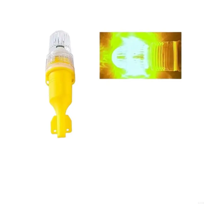   Night Fishing Marker Light, Marine LED Lamp with Light-Responsive Control for Gear Positioning and Vessel Use Tasks