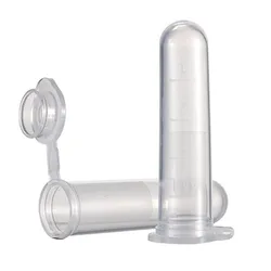 Tube à essai pour centrifugeuse de 5ml, avec bouteille à couvercle, pour économiser des marchandises, 300 pièces/sac