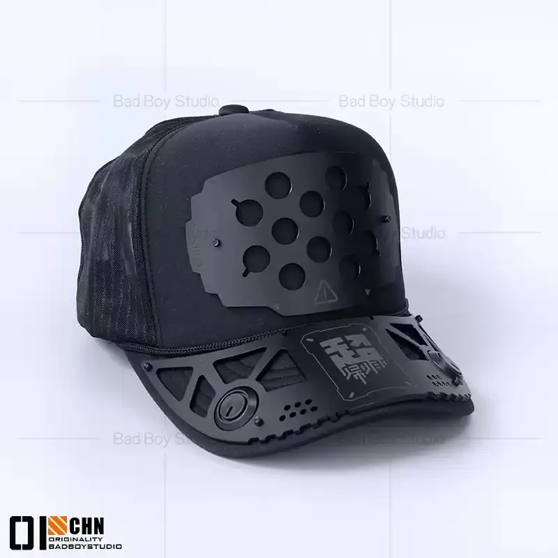 Everbright Store cosplay Functional Wind Cap Men's and Women's High Top Baseball Trend Brand Ruffian Shuai Fried Street Cap