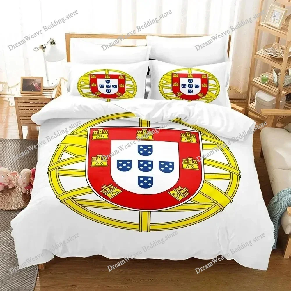 Portugal Flag Bedding Set Single Twin Full Queen King Size Bed Set Aldult Kid Bedroom Duvetcover Sets Bed Sheet Set 2025741