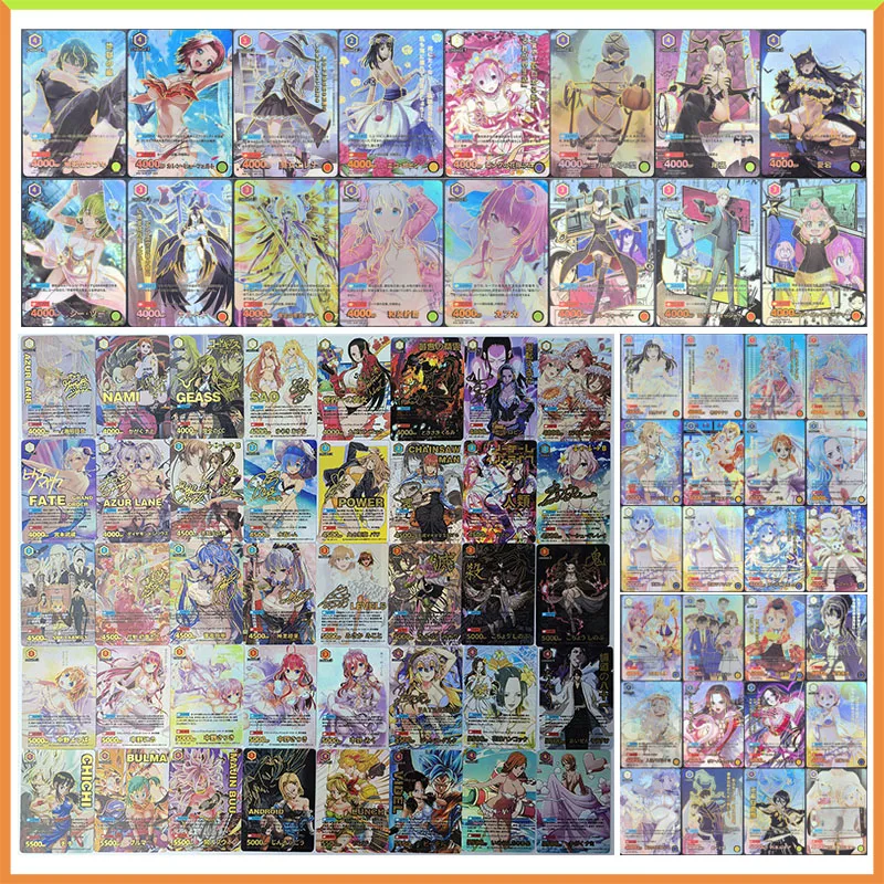 Anime Goddess Story DIY ACG Game Collectible Cards Rem Hyuga Hinata Hancock Fubuki Hatsune Miku Ram Toys for boys Birthday Gift