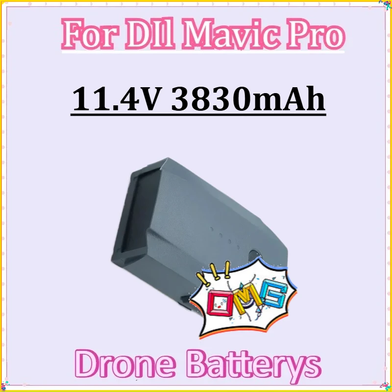 

For DJI Mavic Pro Platinum FPV Quadcopter RC Drone 3S Intelligent Spare Flight LiPo Compatible Battery New 11.4V 3830mAh Battery
