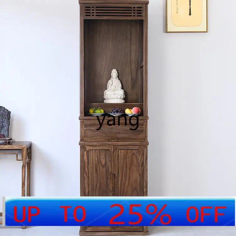 

LMM Guanyin Bodhisattva Offering Table New Chinese Style Standing Cabinet