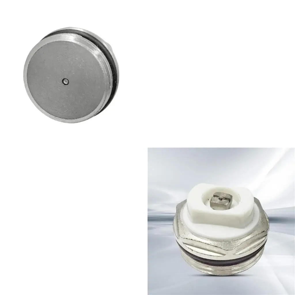 652F 6Pcs 3/8Inch Air Vent Radiator Bleed Valves Sealing Radiator Bleed Valves Radiator Air Release Valves Quick Install