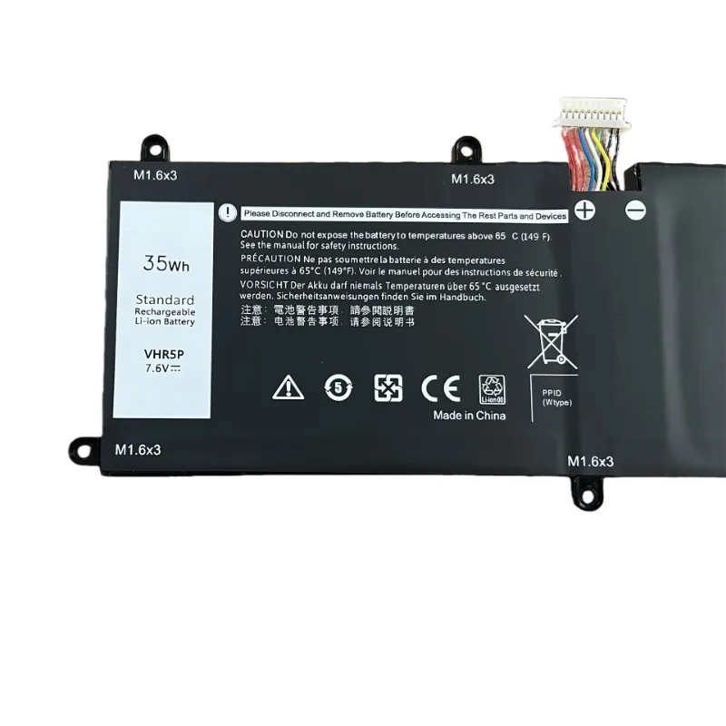 VHR5P for Dell Latitude 5175 11 5179 XRHWG RHF3V Laptop Battery 0 Cycle  High Capacity Battery Replacement Bateria Grade A Cell
