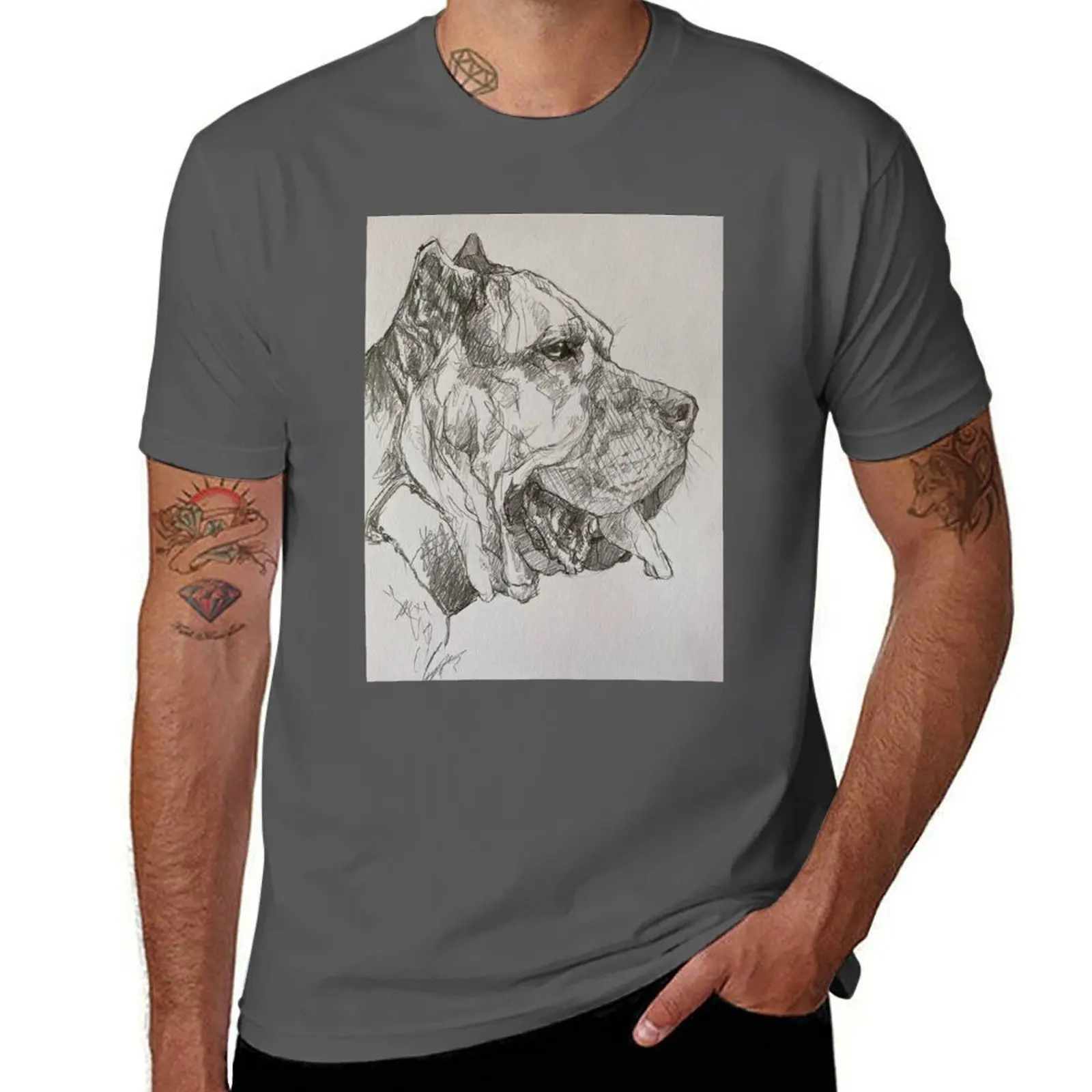 Presa Canario Perro de Presa Canario Canary Mastiff T-Shirt clothes luxury clothing labubu customs mens t shirts top quality