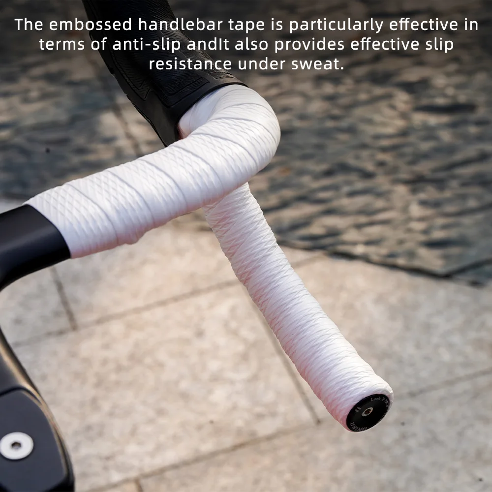 2Roll Bike Grips Handlebar Tape Silicone Bar Tape Shock Absorption Anti-slip Durable Reusable wrap Tape for Road Bicycle ONIRII