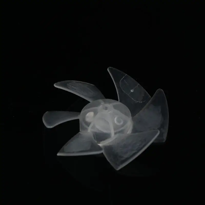 New 2/4/10Pcs Small Power Plastic Wind Wheel 6 Blades Transparent Mini Fan Blade For Hairdryer Motor Replacement Parts