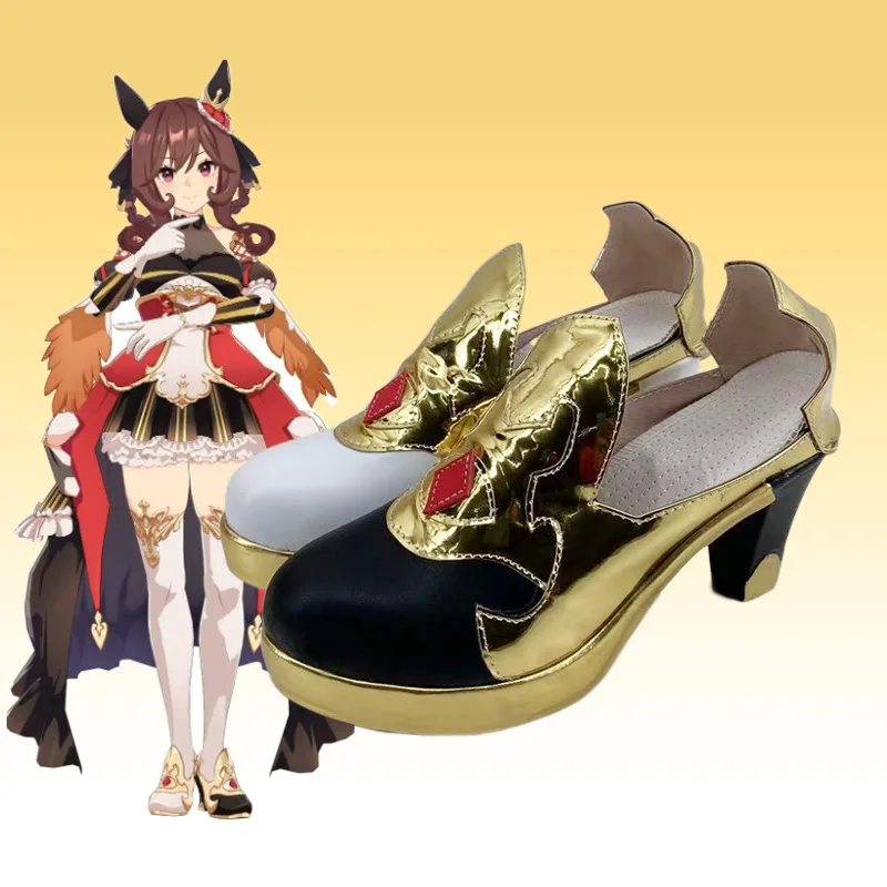 

Game Uma Musume Pretty Derby Cosplay Shoes Halloween Custom Made Gentildonna Cosplay Outfit Party Prop Shoes