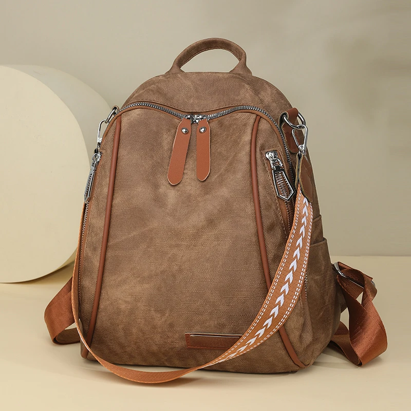 Pu Zipper Backpacks… - image
