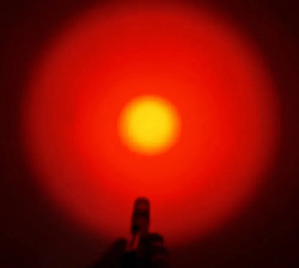 Rotlicht-Taschenlampe, Ein-Modus, rotes Licht, Taschenlampe für Camping, Wandern, Tierschutz, Bienenzucht, Erkennung von Luftfahrt-Nachtsicht – Detail 6
