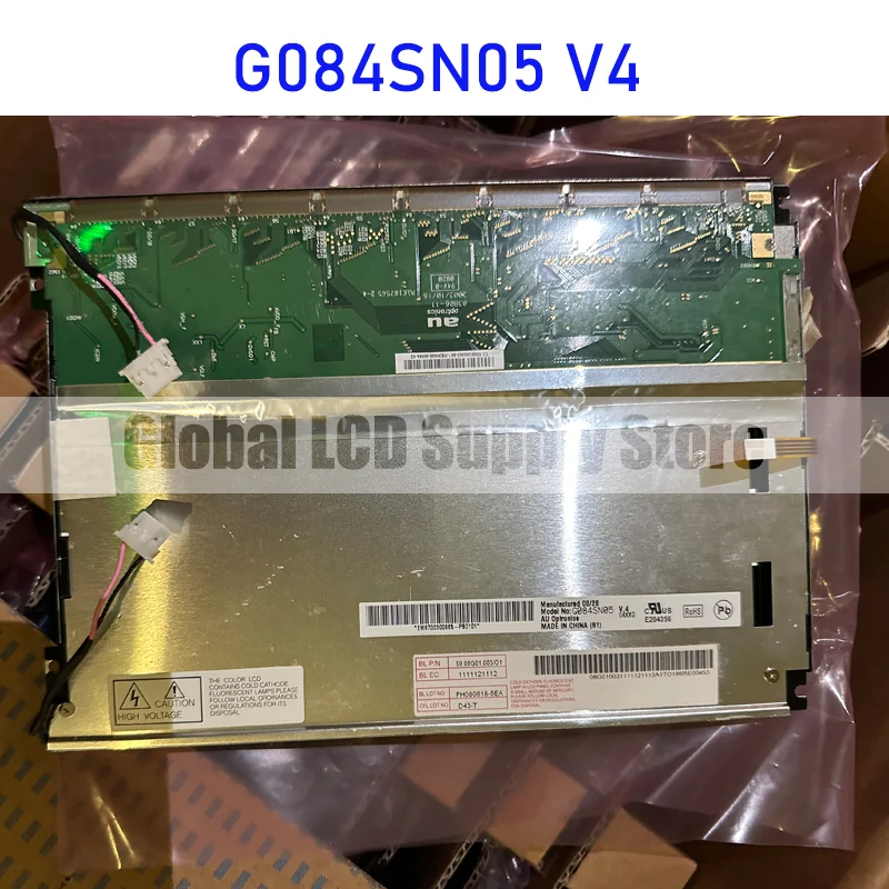 

G084SN05 V4 8.4 Inch Industrial LCD Display Screen Panel Original for Auo 20 Pins Connector Brand New 100% Tested