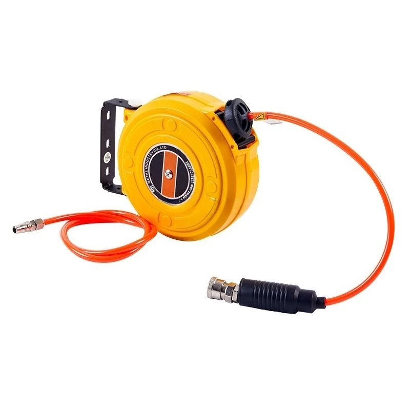 Mini Air Drum Automatic Telescopic Pipe Reel Trachea Reel Sealed Recovery Pneumatic Blowing Tool