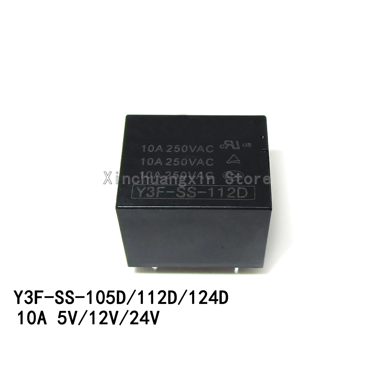 2PCS Y3F-SS-105DM 112D 112VDC 124DM 4/5-pin 10A One set normally open JQC/HF3FF T73 relay