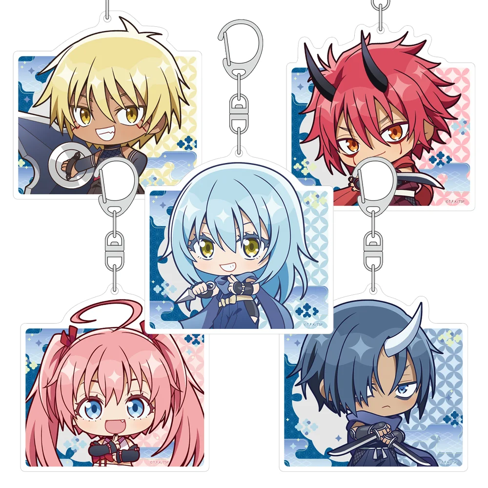 That Time I Got Reincarnated as a Slime Rimuru Veldora Benimaru Soei Milim Diablo Guy Luminus HD Acrylic Keychain Bag pendant