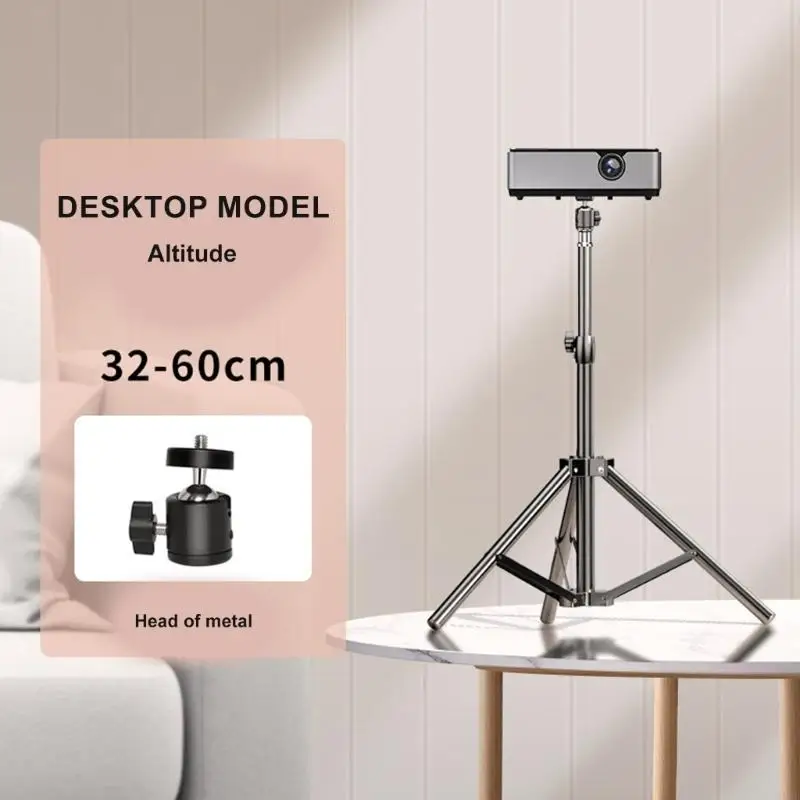 2025 جديد حامل حامل ثلاثي القوائم من الألمنيوم القابل للتعديل لكاميرا ويب كاميرا الإسقاط وإضاءة الاستوديو مع دوران 360 درجة