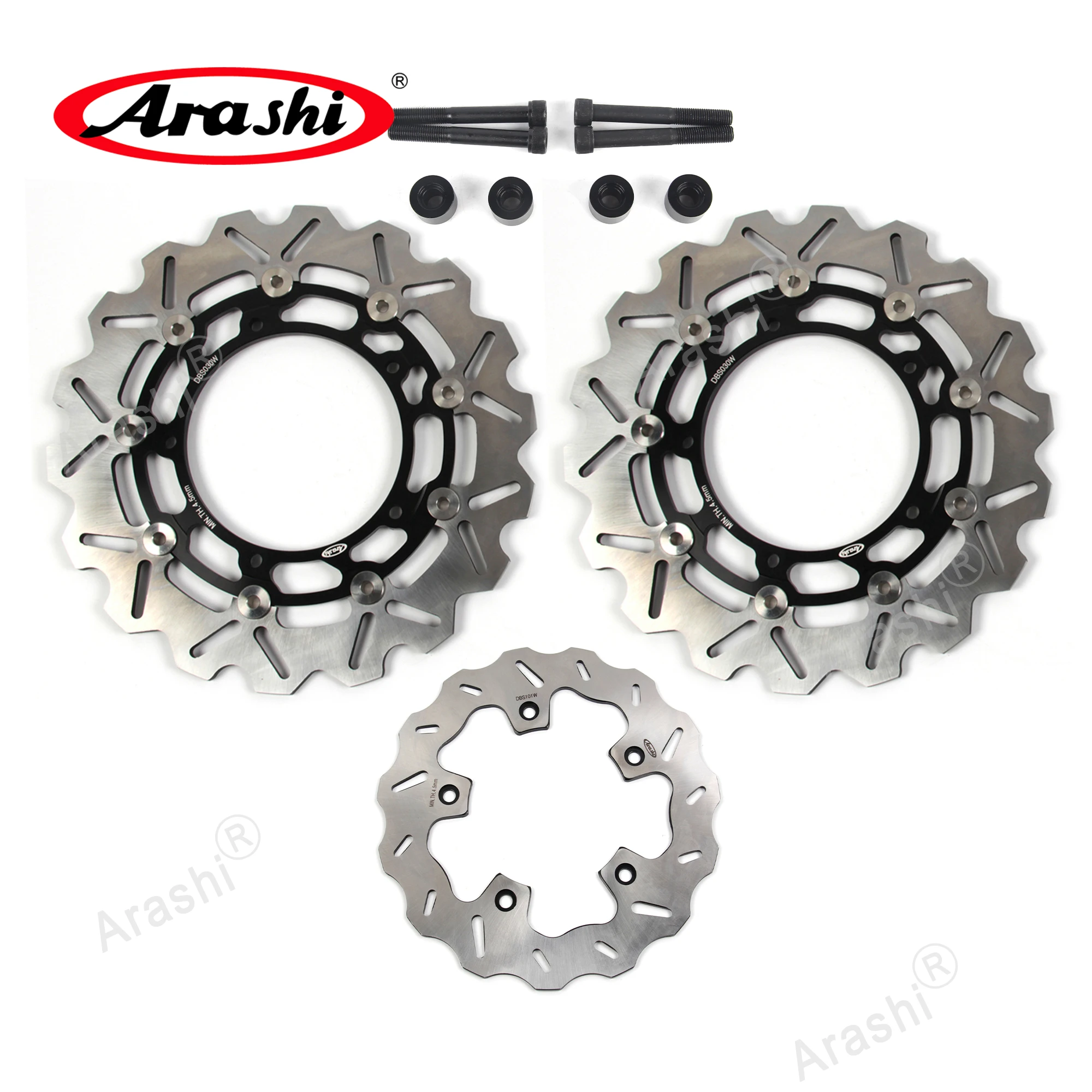 Arashi 1 Set For YAMAHA XP T-MAX / ABS 530 2012-2018 CNC Front Rear Brake Disc Rotor Tmax 530 TMAX530 2012 2013 2014 2015 2016