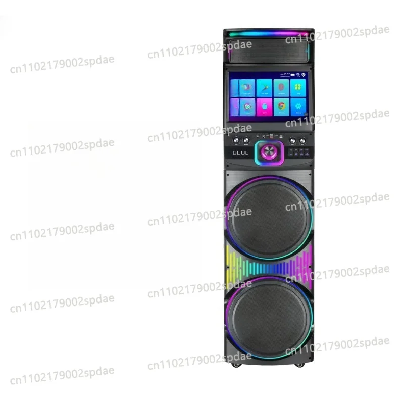 Outdoor Speaker  Touch Screen RGB Light Emitting Diode 1000W/wi-fi Built-in Microphone Portable Party Speaker