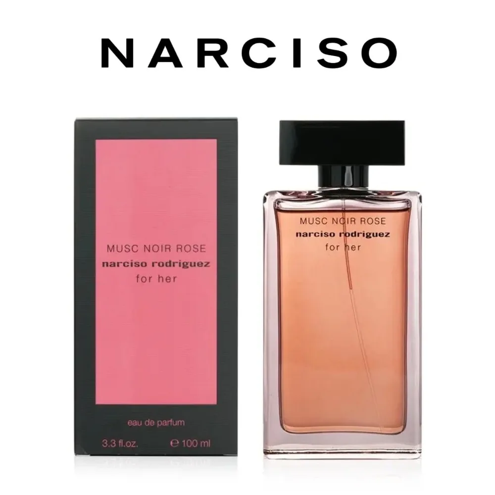 NARCISO RODRIGUEZ Musc Noir Rose Eau De Parfum Spray 100ml/3oz, Perfume Original para Mujer, Maquillaje De Belleza Narciso