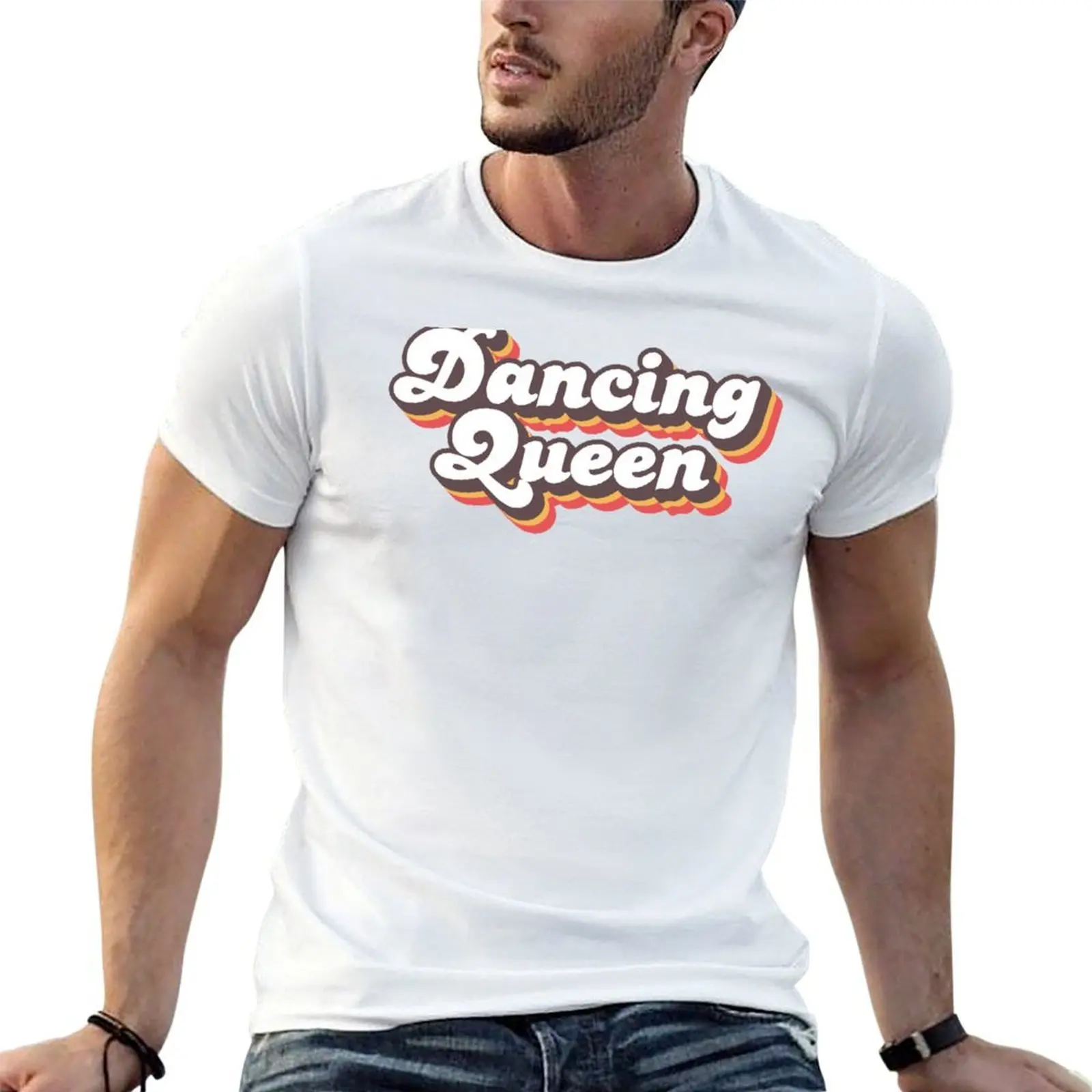 Dancing Queen | Vintage 1970s Retro Disco T-Shirt Sport Basic Moisture Wicking Tee
