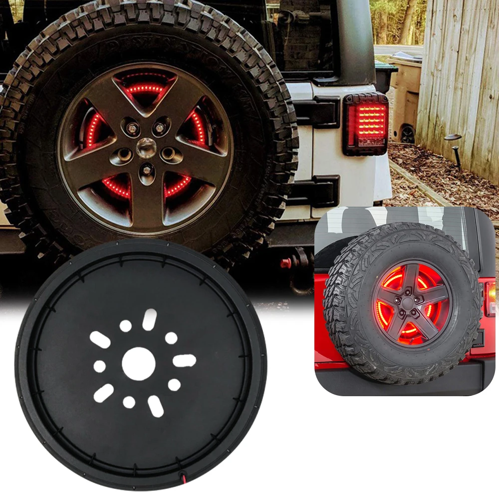 

Spare Tire Brake Light 3rd LED Rear Wheel Lights Third Tail Lamp For Jeep Wrangler JK JL