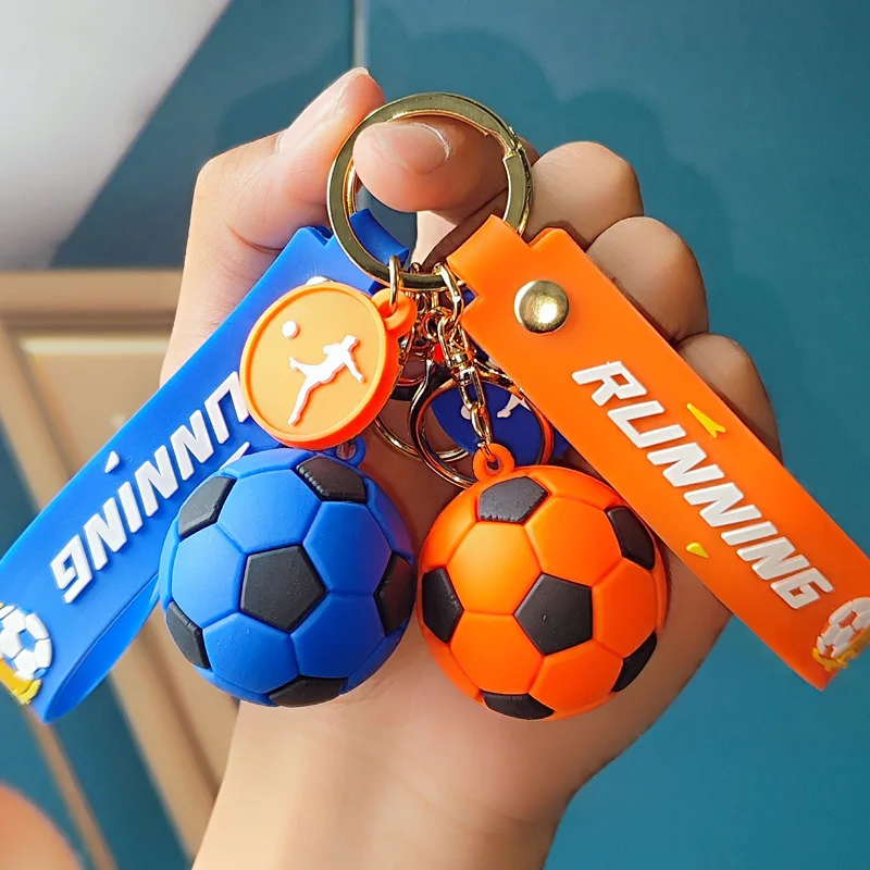 

MINISO Football Fan Game Football Keychain Pendant Exquisite Fashion Backpack Pendant Car Keychain Accessories Couple Bag Gift