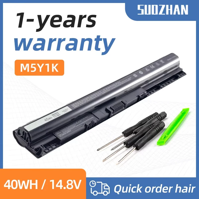 

Аккумулятор SUOZHAN M5Y1K для ноутбука Dell Inspiron 15 3000 series 15-3551/3552/3567 15 5000 series 5551/5552/5555/5558/5559