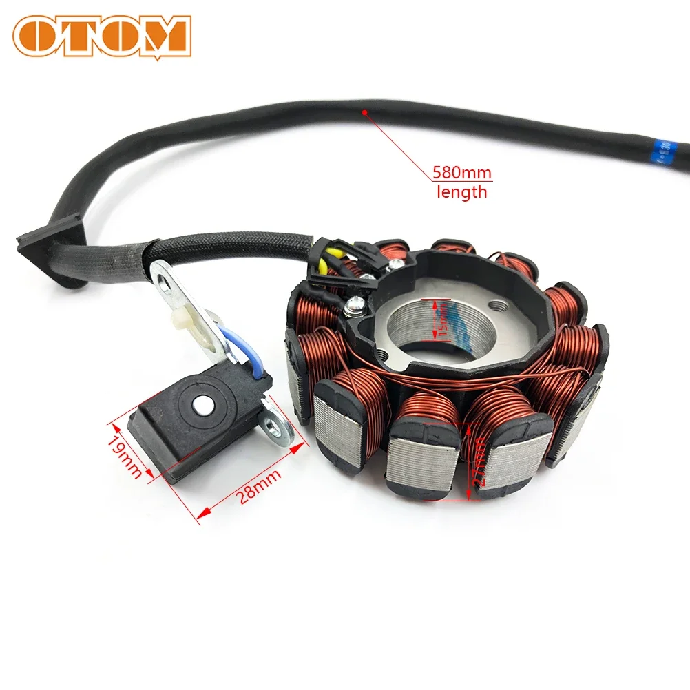 OTOM Motocross Magneto Generator Stator Coil Assembly Kit NC250 NC450 Parts Stator Coil For ZONGSHEN 250CC 450CC Engine KAYO T6